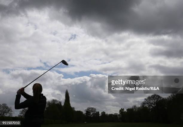 General view during practice for the Girls' U16 Open Championship at Fulford Golf Club on April 26, 2018 in York, England.