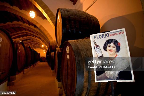 Florio Cellar, Marsala, Sicily, Italy, Europe.