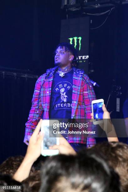 Smokepurpp performs at Irving Plaza on April 25, 2018 in New York City.