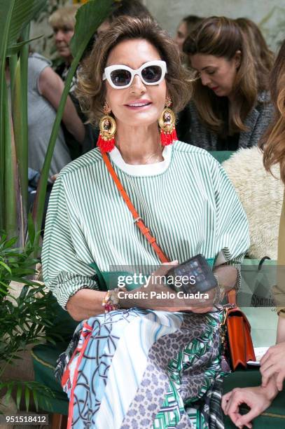 Naty Abascal attends the Petite Fashion Week Spring/Summer fashion show 2018 on April 26, 2018 in Madrid, Spain.