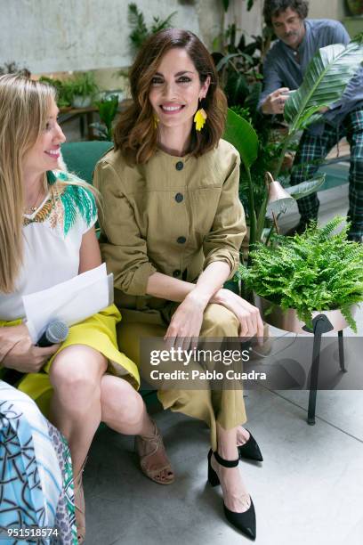 Eugenia Silva attends the Petite Fashion Week fashion show on April 26, 2018 in Madrid, Spain.