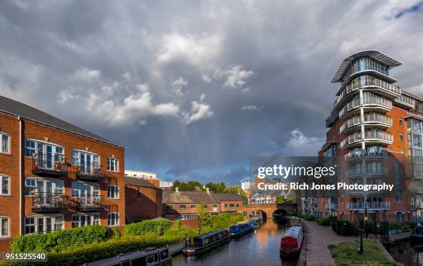 birmingham canal old line - birmingham england stock pictures, royalty-free photos & images