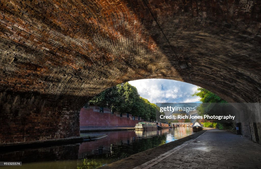 Under a Bridge on the Birmingham Canal Old Line