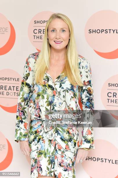 Alison Zemny Stiefel attends ShopStyle 'Create The Dots' Speaker Series Featuring Rachel Zoe at The London West Hollywood on April 26, 2018 in West...