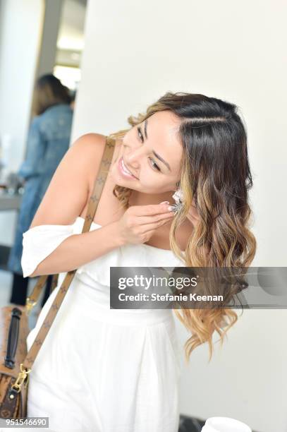 Danielle Lombard attends ShopStyle 'Create The Dots' Speaker Series Featuring Rachel Zoe at The London West Hollywood on April 26, 2018 in West...