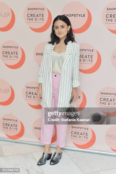 Ezgi Eren attends ShopStyle 'Create The Dots' Speaker Series Featuring Rachel Zoe at The London West Hollywood on April 26, 2018 in West Hollywood,...