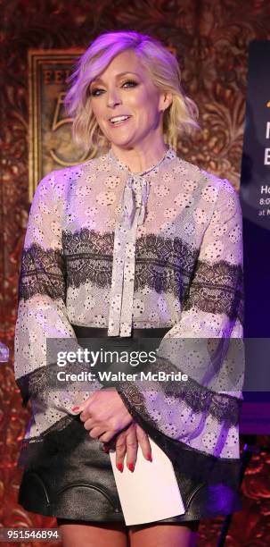 Jane Krakowski during the 2018 Drama Desk Awards Nominations at Feinstein's/54 Below on April 26, 2018 in New York City.