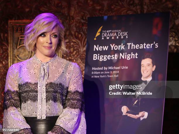 Jane Krakowski during the 2018 Drama Desk Awards Nominations at Feinstein's/54 Below on April 26, 2018 in New York City.