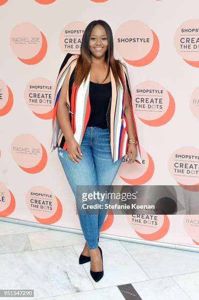 Kristine Thompson attends ShopStyle 'Create The Dots' Speaker Series Featuring Rachel Zoe at The London West Hollywood on April 26, 2018 in West...