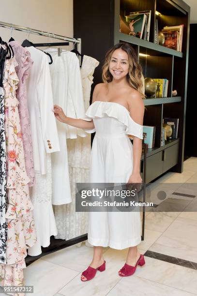Danielle Lombard attends ShopStyle 'Create The Dots' Speaker Series Featuring Rachel Zoe at The London West Hollywood on April 26, 2018 in West...