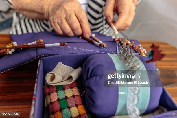 lace making - toowoomba stock pictures, royalty-free photos & images