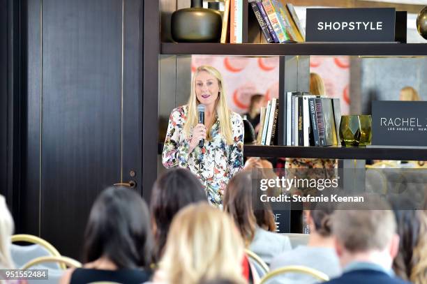 Alison Zemny Stiefel attends ShopStyle 'Create The Dots' Speaker Series Featuring Rachel Zoe at The London West Hollywood on April 26, 2018 in West...