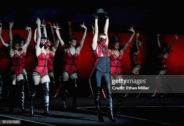 Deadpool dancers perform onstage during CinemaCon 2018- 20th Century Fox Invites You to a Special Presentation Highlighting Its Future Release...