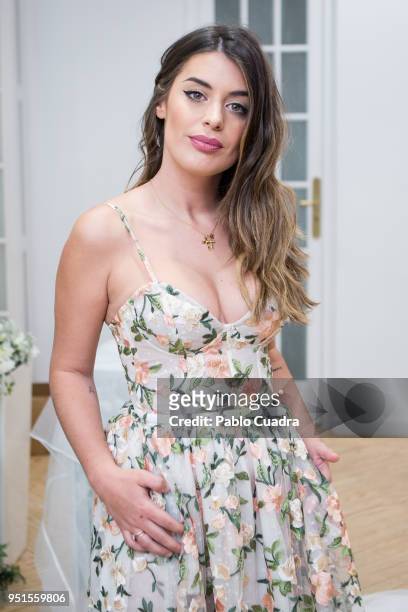 Aida Domenech aka Dulceida presents her new fragrance 'You&Me Mucho Amor' on April 26, 2018 in Madrid, Spain.