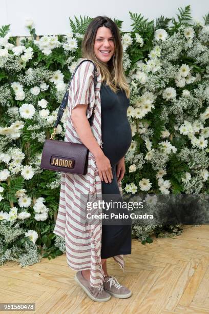 Laura Matamoros presents fragrance 'You&Me Mucho Amor' on April 26, 2018 in Madrid, Spain.