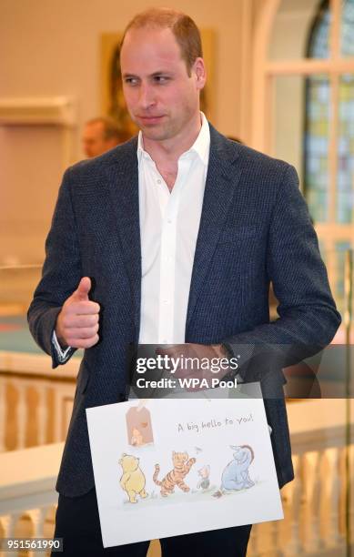 Prince William, Duke of Cambridge, attends the opening of the Greenhouse Sports Centre on April 26, 2018 in London, United Kingdom.