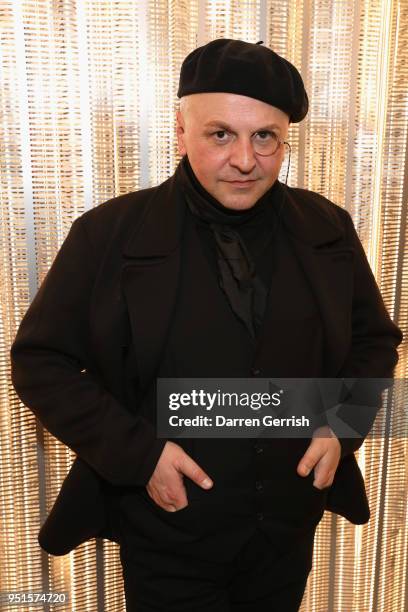 Sascha Lilic attends the Maison Alaia London store opening Maison Alaia on April 26, 2018 in London, England.