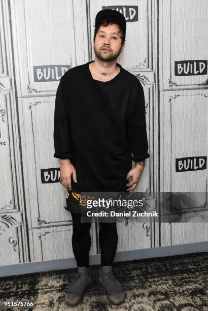 Singer Ruban Nielson of the rock band Unknown Mortal Orchestra attends the Build Series to discuss his new album 'Sex and Food' at Build Studio on...