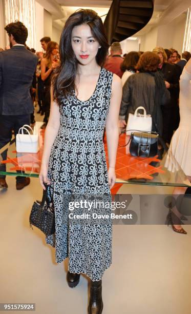 Zhu Zhu attends the opening of Maison Alaia on New Bond Street on April 26, 2018 in London, England.