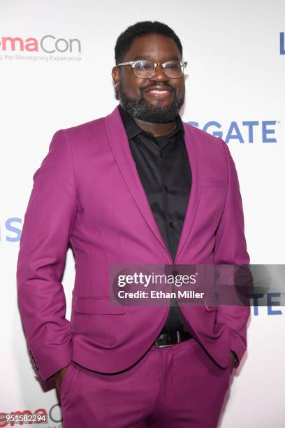 Actor Lil Rel Howery attends CinemaCon 2018 Lionsgate Invites You to An Exclusive Presentation Highlighting Its 2018 Summer and Beyond at The...