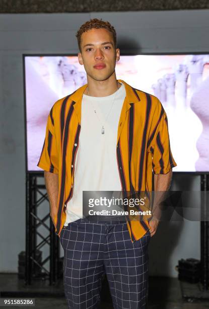 Louis III attends a private view of "The Flipside: A Multi-Sensory Experience" at Selfridges on April 26, 2018 in London, England.