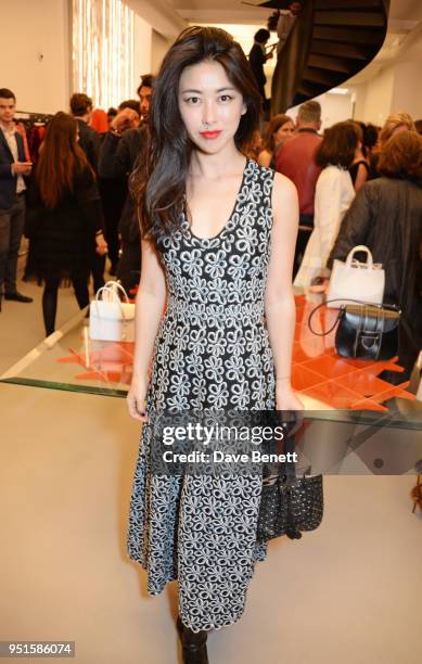 Zhu Zhu attends the opening of Maison Alaia on New Bond Street on April 26, 2018 in London, England.