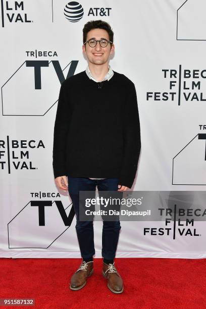 Lance Oppenheim of "The Happiest Guy in the World" attends the screening of Tribeca N.O.W.: New York Times Op-Docs during the 2018 Tribeca Film...