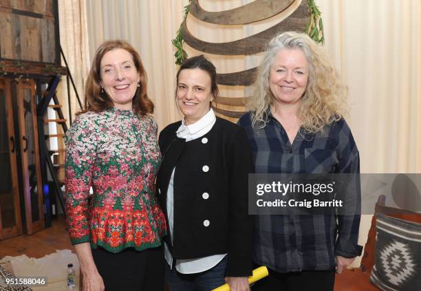 Director Susanna White, Producer Amy Hobby and Director Patricia Rozema attend the Woman Walks Ahead Mentor Event, Presented By DirecTV on April 26,...