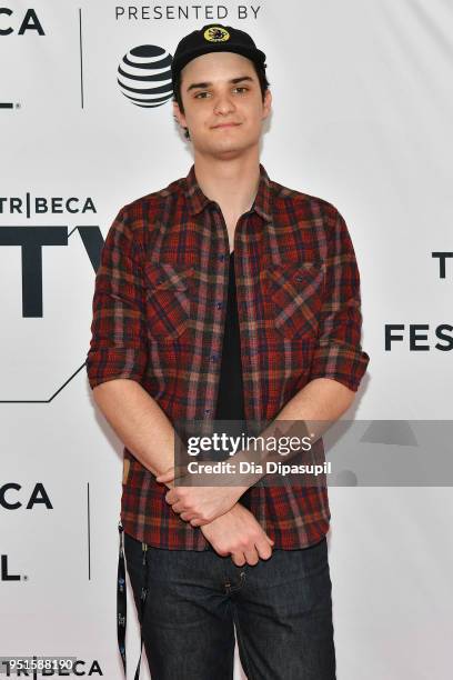 Charlie Tyrell of "My Dead Dads Porno Tapes" attends the screening of Tribeca N.O.W.: New York Times Op-Docs during the 2018 Tribeca Film Festival...