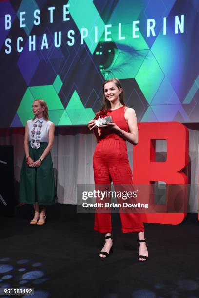 Lisa Vicari at the New Faces Award Film at Spindler & Klatt on April 26, 2018 in Berlin, Germany.