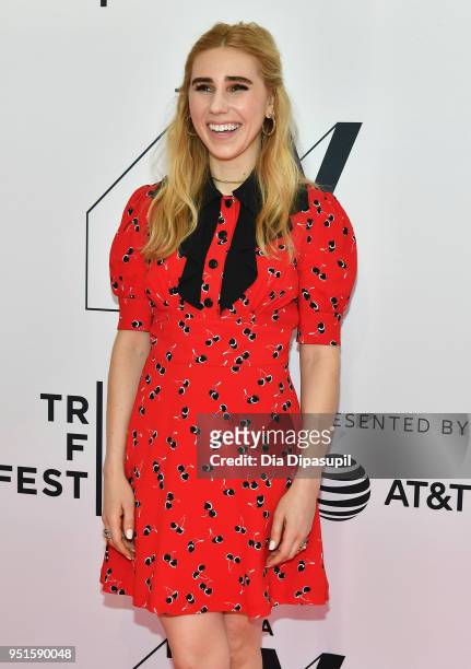 Zosia Mamet attends the screeing of "Sweetbitter" during the 2018 Tribeca Film Festival at SVA Theatre on April 26, 2018 in New York City.