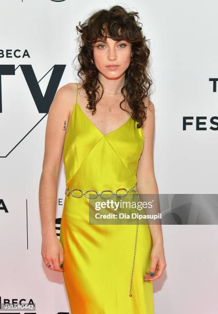 Katerina Tannenbaum attends the screeing of "Sweetbitter" during the 2018 Tribeca Film Festival at SVA Theatre on April 26, 2018 in New York City.