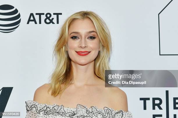 Caitlin FitzGerald attends the screeing of "Sweetbitter" during the 2018 Tribeca Film Festival at SVA Theatre on April 26, 2018 in New York City.