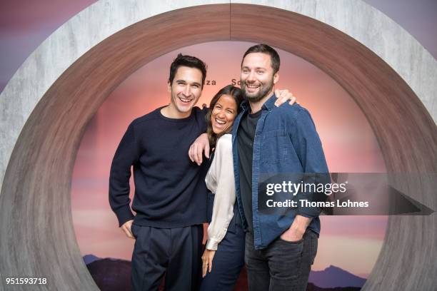 Fashion designers Lazaro Hernandez , Jack McCollough and Rabea Schif attend the VOGUE Germany & Proenza Schouler Host Arizona fragrance launch event...