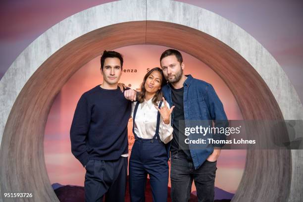 Fashion designers Lazaro Hernandez , Jack McCollough and Rabea Schif attend the VOGUE Germany & Proenza Schouler Host Arizona fragrance launch event...