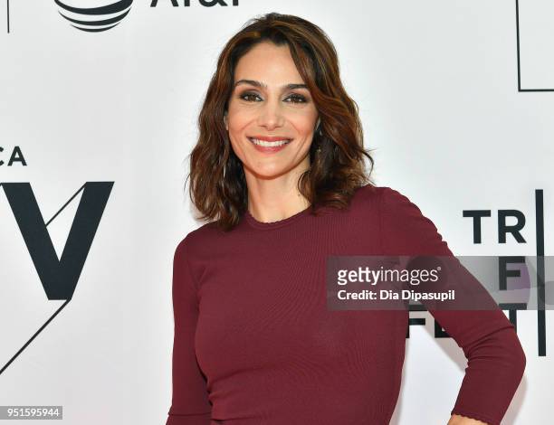 Annie Parisse attends the screeing of "Sweetbitter" during the 2018 Tribeca Film Festival at SVA Theatre on April 26, 2018 in New York City.
