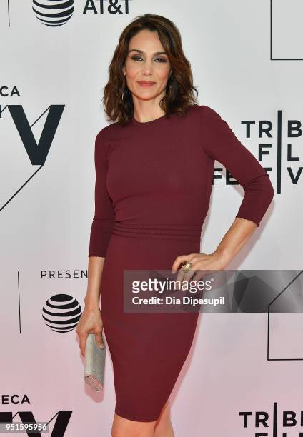 Annie Parisse attends the screeing of "Sweetbitter" during the 2018 Tribeca Film Festival at SVA Theatre on April 26, 2018 in New York City.