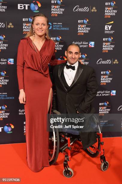 Ali Jawad poses during the BT Sport Industry Awards 2018 at Battersea Evolution on April 26, 2018 in London, England. The BT Sport Industry Awards is...