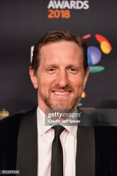 Will Greenwood attends the BT Sport Industry Awards 2018 at Battersea Evolution on April 26, 2018 in London, England. The BT Sport Industry Awards is...