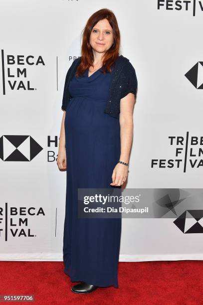 Director Susanna Nicciarelli attends the "Nico, 1988" screening at the 2018 Tribeca Film Festival at SVA Theatre on April 26, 2018 in New York City.