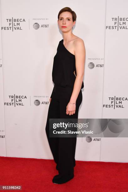 Amelie van Elmbt attends the screening of "The Elephant And The Butterfly" during the 2018 Tribeca Film Festival at Cinepolis Chelsea on April 26,...