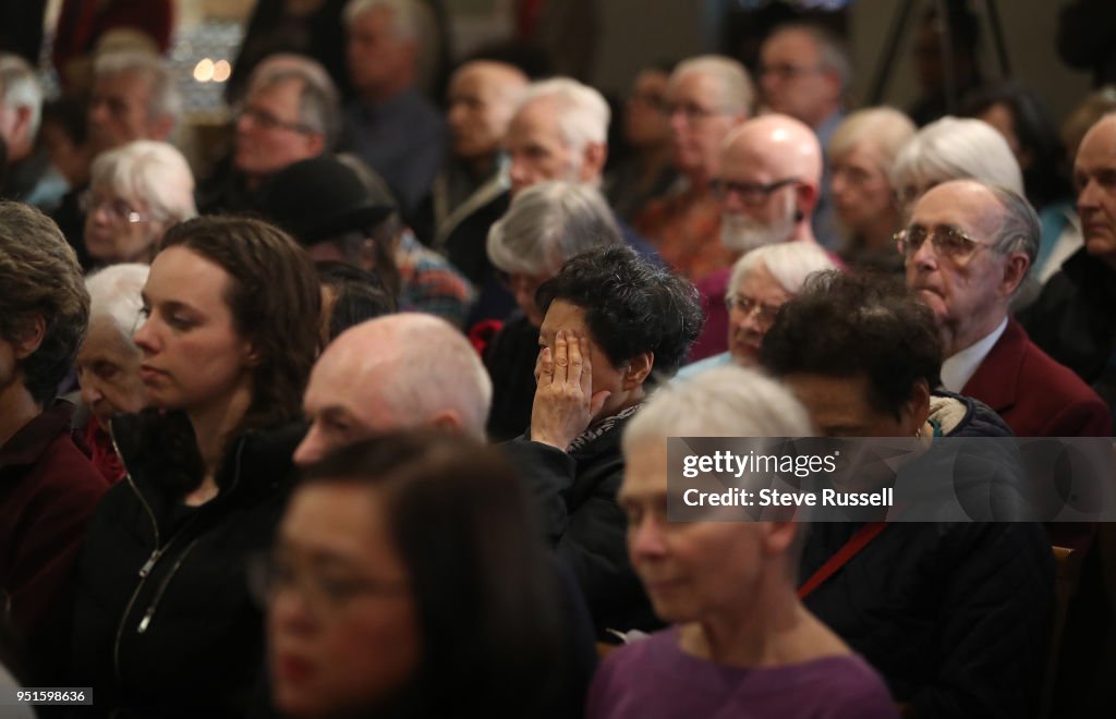 St. Edward the Confessor Catholic Church at 75 Churchill Ave. holds a prayer service for the victims of the Toronto van attack