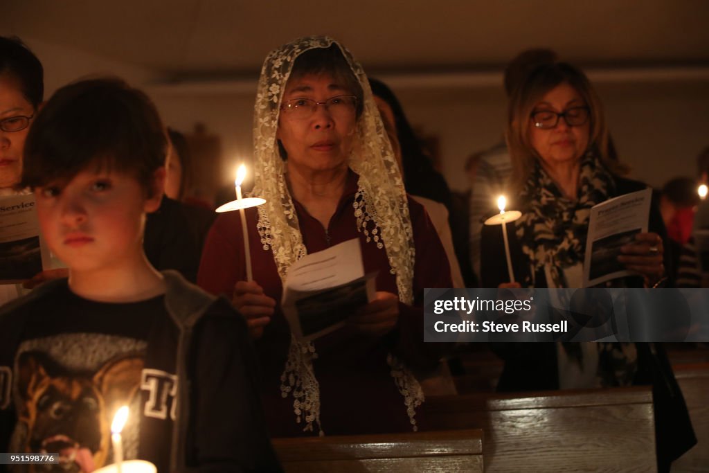St. Edward the Confessor Catholic Church at 75 Churchill Ave. holds a prayer service for the victims of the Toronto van attack