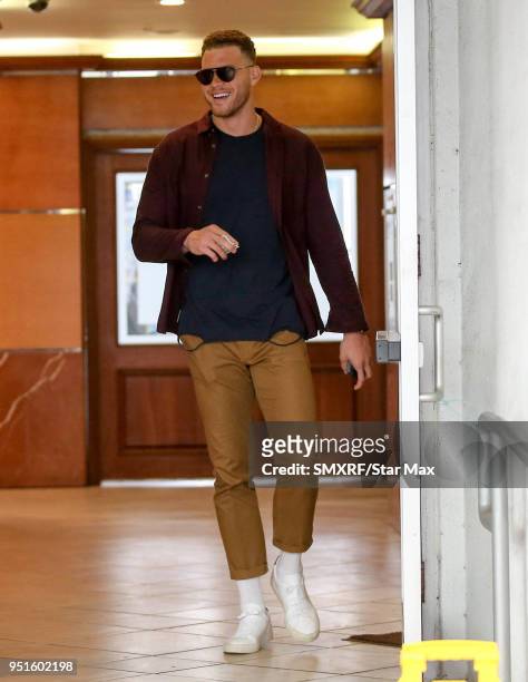 Blake Griffin is seen on April 26, 2018 in Los Angeles, CA.