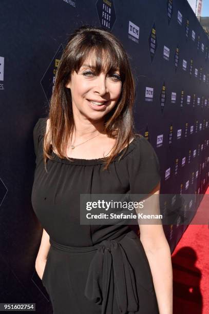 Host Illeana Douglas attends The 50th Anniversary World Premiere Restoration of "The Producers" Opening Night Gala and Robert Osborne Award at the...