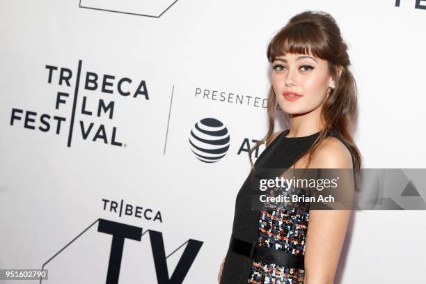 Actress Ella Purnell attends the New York Red Carpet & World Premiere Screening of STARZ' "Sweetbitter" at Tribeca Film Festival on April 26, 2018 in...