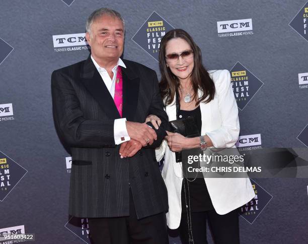 Leonard Whiting and Olivia Hussey attend the 50th Anniversary World Premiere Restoration of 'The Producers' presented as the Opening Night Gala of...