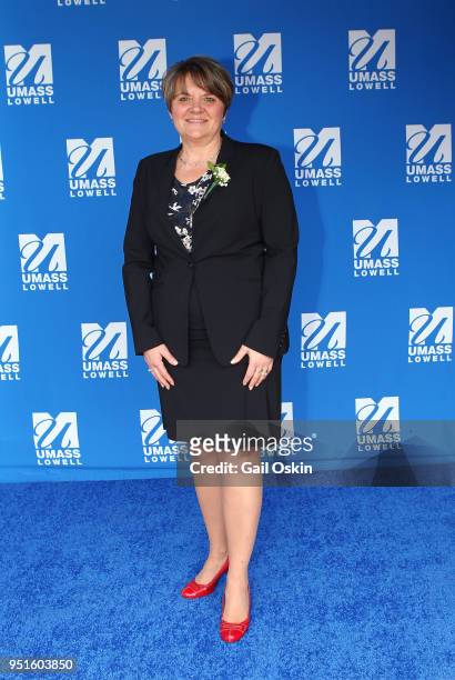 UMass Lowell Alumni Award Honoree Lisa Brothers `84 attends the 2018 University Alumni Awards at UMass Lowell Inn & Conference Center on April 26,...