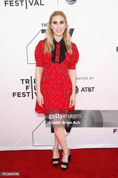 Actress Zosia Mamet attends New York Red Carpet & World Premiere Screening of STARZ' "Sweetbitter" at Tribeca Film Festival on April 26, 2018 in New...