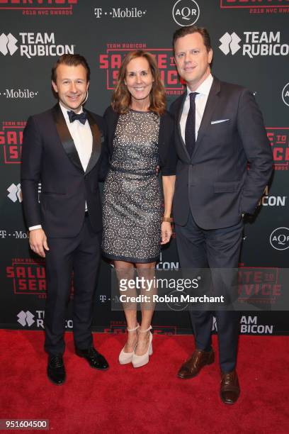 Auctioneer Lucas Hunt, Partner of Star Thrower Entertainment Mary Solomon and Co-anchor of MSNBC's Morning Joe and Host of Sunday Today Willie Geist...
